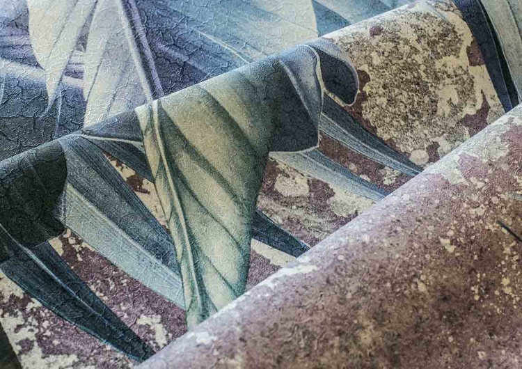 Palmowe liście tropikalna tapeta na fizelinie