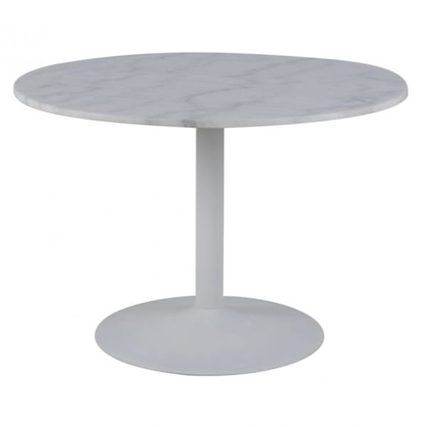 Tarry Marble Table okrągły stół do jadalni z marmurowym blatem i metalową podstawą