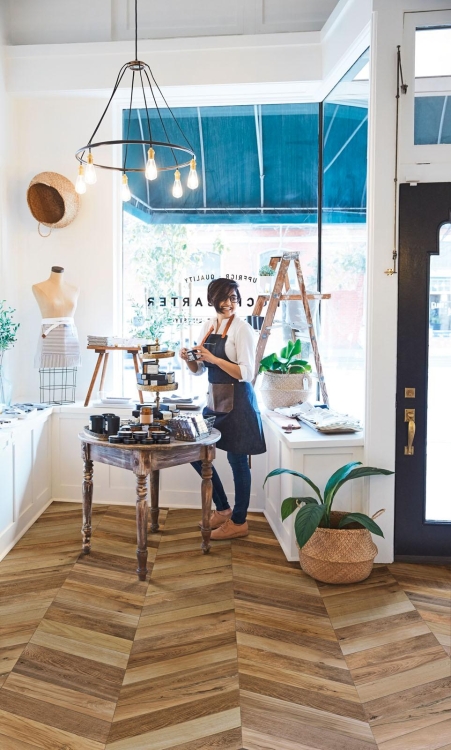 Treverksoul Brown M0MM szewrony drewnopodobne Marazzi