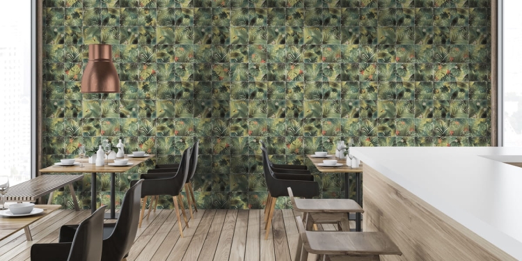 Jungle KE-18095 tropikalne kafelki ścienne Barwolf dżungla