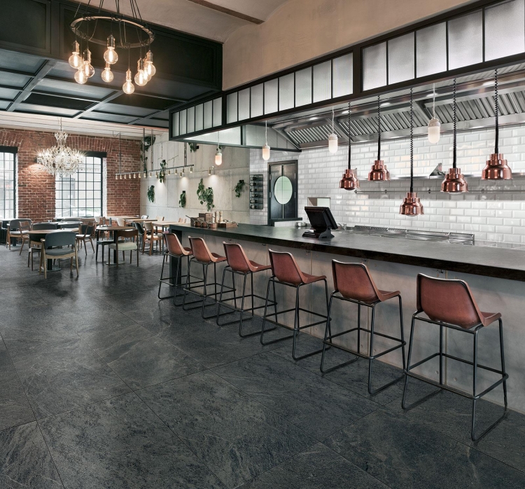 Mystone Quarzite MZSW Black płytki gresowe imitujące kamień Marazzi