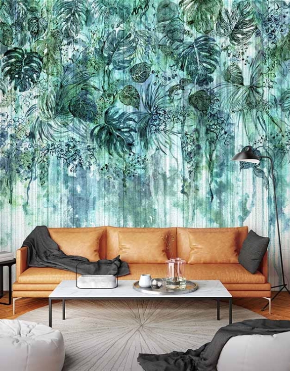 Tropikalna tapeta liście monstery Wonderwall Studio Fleur Scharme Tropico