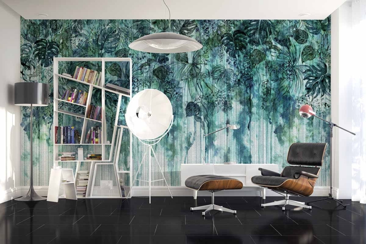 Tropikalna tapeta liście monstery Wonderwall Studio Fleur Scharme Tropico