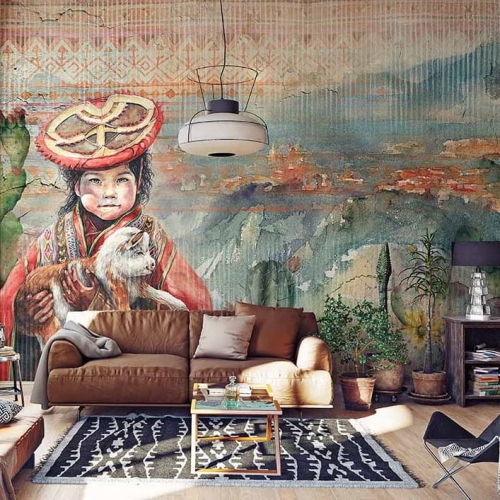 Aruma orientalna tapeta ścienna na fizelinie Wonderwall Studio Human Story