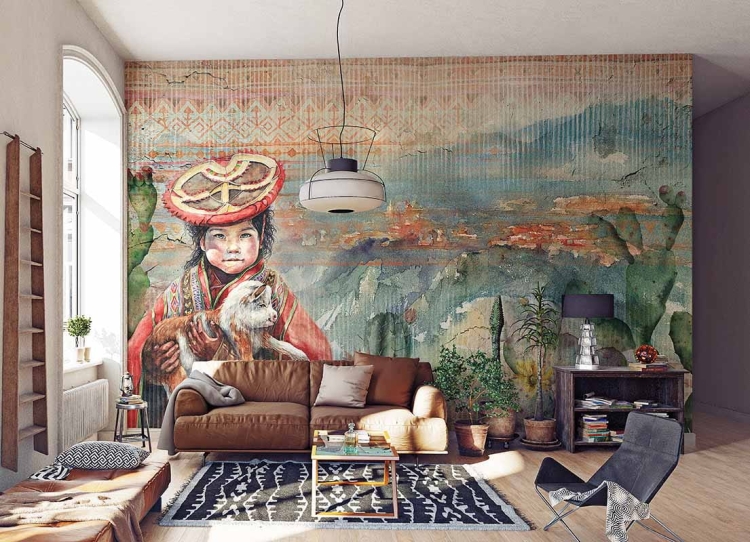 Aruma orientalna tapeta ścienna na fizelinie Wonderwall Studio Human Story