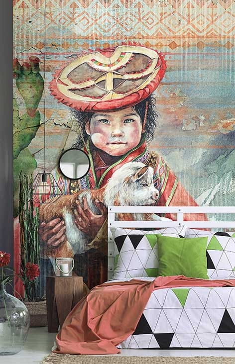 Aruma orientalna tapeta ścienna na fizelinie Wonderwall Studio Human Story