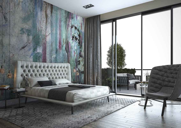 Lanwit tapeta ścienna na fizelinie z wizerunkiem kobiecej twarzy Wonderwall Studio Human Story