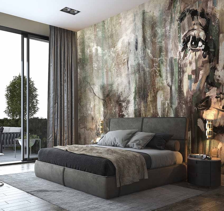 Lanwit tapeta ścienna na fizelinie z wizerunkiem kobiecej twarzy Wonderwall Studio Human Story