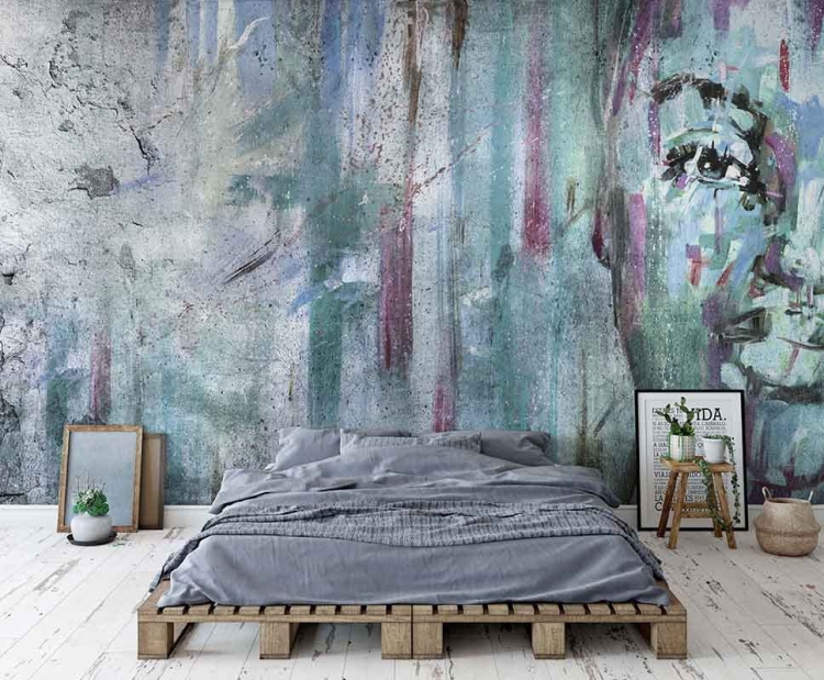 Lanwit tapeta ścienna na fizelinie z wizerunkiem kobiecej twarzy Wonderwall Studio Human Story