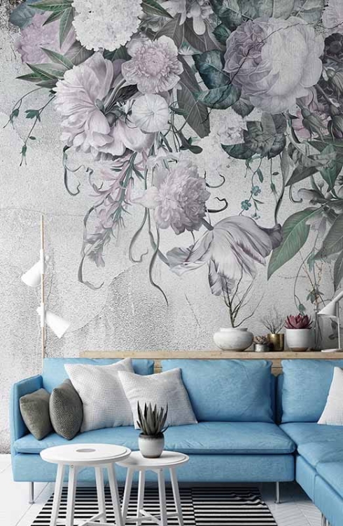 Różana tapeta ścienna na fizelinie Fleur Scharme Fiori kwieciste bukiety