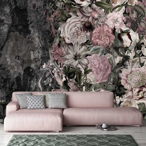 Casabella kwiatowa tapeta ścienna na fizelinie Fleur Scharme