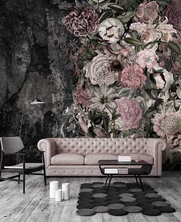 Casabella kwiatowa tapeta ścienna na fizelinie Fleur Scharme