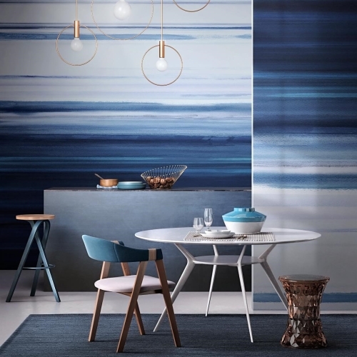 Baltico nowoczesna tapeta ścienna na fizelinie Simple Solutions morze pasy