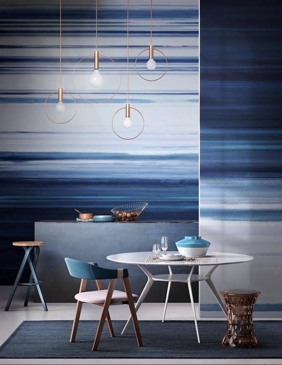 Baltico nowoczesna tapeta ścienna na fizelinie Simple Solutions morze pasy