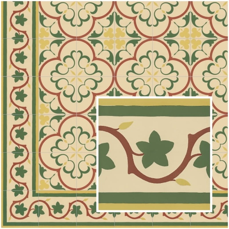 Vives Gaudi-2 płytka bluszcz