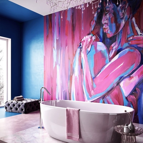 Salsa nowoczesna tapeta ścienna na fizelinie Human Story