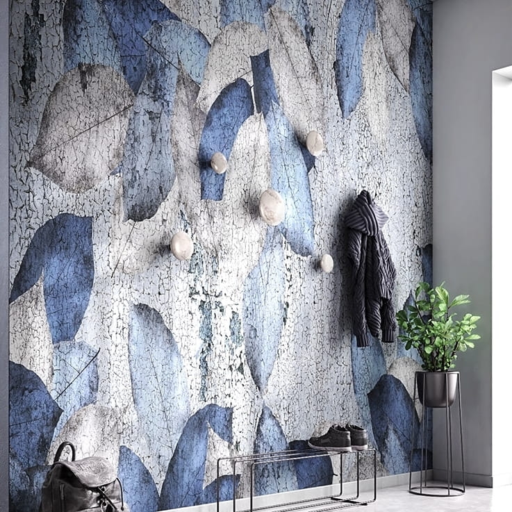 Cascada nowoczesna tapeta ścienna na fizelinie Bright Accents natura liście