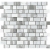 Victorian Stripes White mozaika trawertynowa L'Antic Colonial