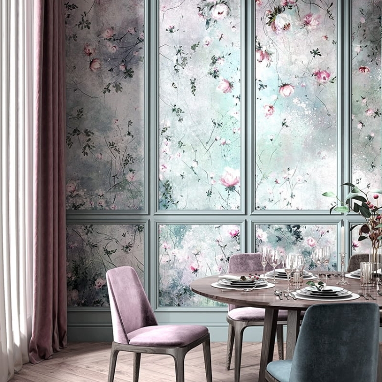 Ameli romantyczna tapeta ścienna na fizelinie w róże Wonderwall Studio Fleur Scharme