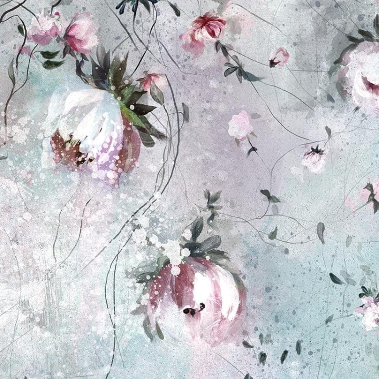 Ameli romantyczna tapeta ścienna na fizelinie w róże Wonderwall Studio Fleur Scharme