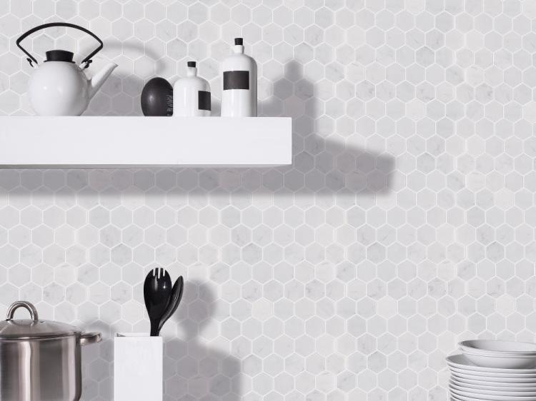 Essential Hexagon Persian White mozaika marmurowa L'Antic Colonial