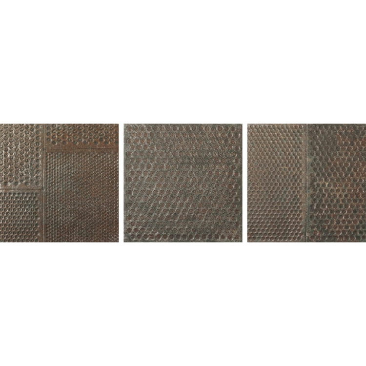 Diurne Oxide Plate Dune dekoracyjne płytki z metalicznym efektem