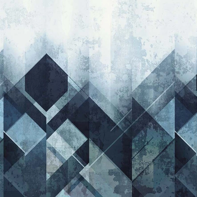 Nowoczesna tapeta ścienna na fizelinie z geometrycznym motywem Hawaii