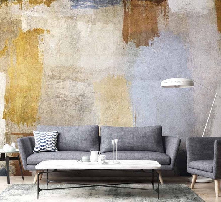 Muros nowoczesna tapeta na fizelinie imitująca malowaną ścianę