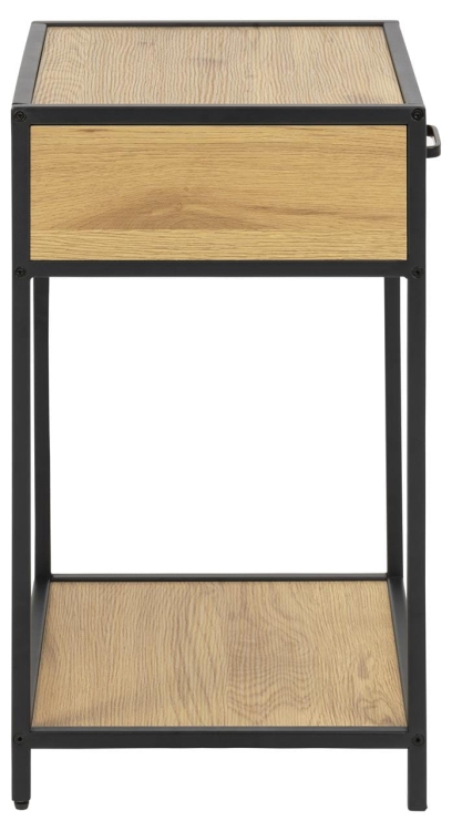 Scandi Loft Wild Oak szafka nocna z szufladą 42x35 dziki dąb