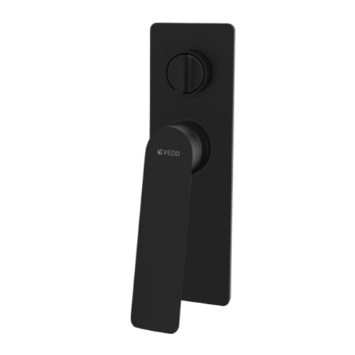 Vedo Desso Nero bateria wannowo-natryskowa podtynkowa 3-drożna, czarny mat VBD4017CZ