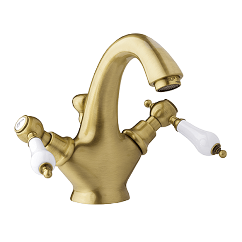 Vedo Etros Brąz bateria umywalkowa w stylu retro z korkiem 2145BR