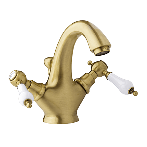 Vedo Etros Brąz bateria umywalkowa w stylu retro z korkiem 2145BR