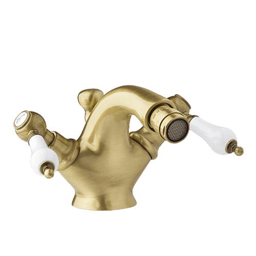 Vedo Etros Brąz bateria bidetowa w stylu retro z korkiem 2165BR