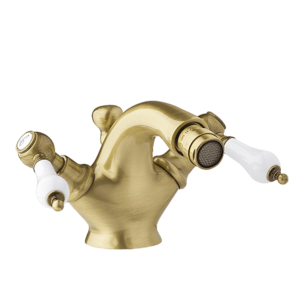 Vedo Etros Brąz bateria bidetowa w stylu retro z korkiem 2165BR