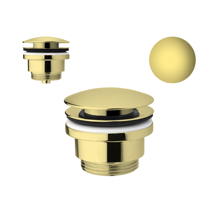 Vedo złoty korek do umywalki klik-klak 281ZŁ