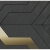 L'Antic Colonial Focus Black Gold kamienna mozaika geometryczna ze złotym akcentem