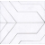 L'Antic Colonial Focus White kamienna mozaika geometryczna
