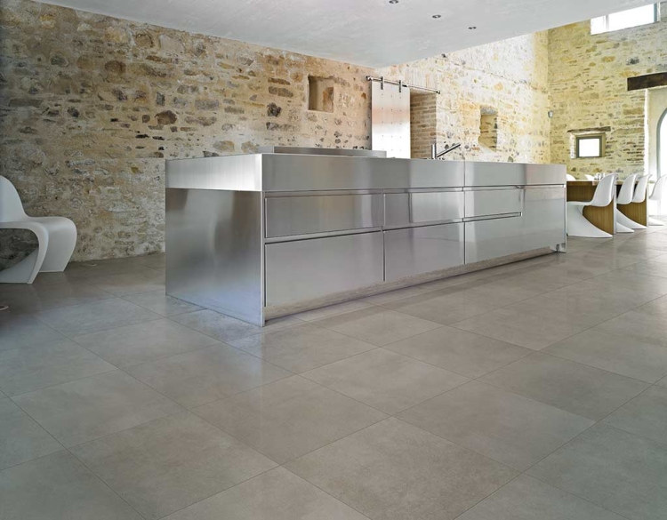 Floor Gres Industrial/ Steel płytki gresowe imitujące beton 80x80
