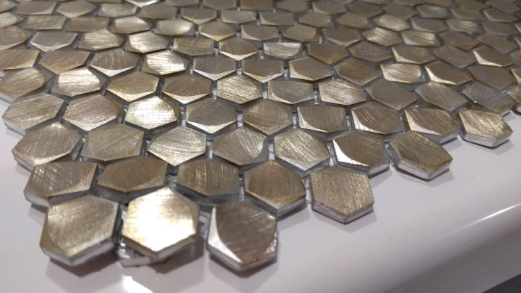 Gravity Aluminium Hexagon Gold mozaika L'Antic Colonial