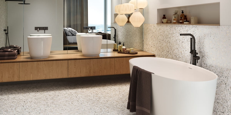 Baerwolf Flakes Beige KE-17072 kafelki beżowe lastryko