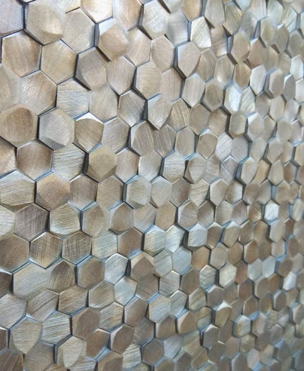 Gravity Aluminium 3D Hexagon Gold mozaika L'Antic Colonial