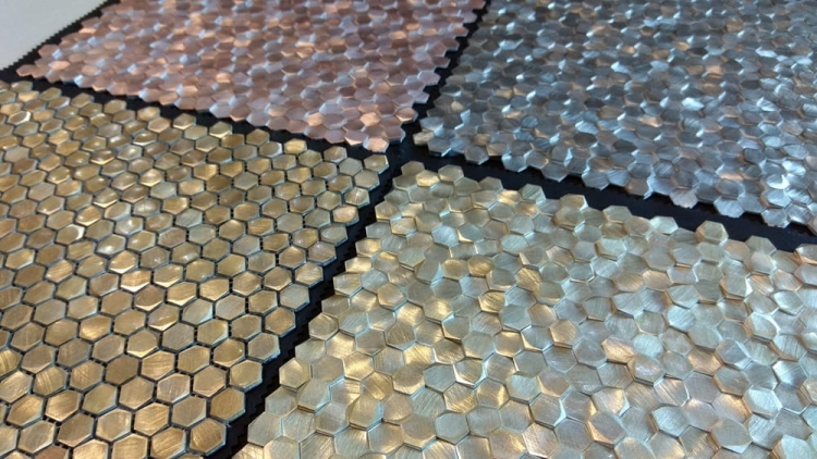 Gravity Aluminium 3D Hexagon Gold mozaika L'Antic Colonial