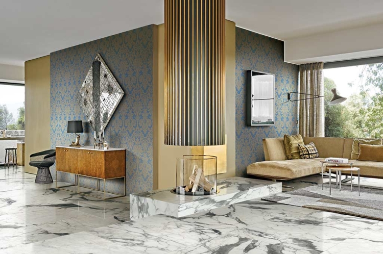 Les Bijoux de Rex Calacatta Altissimo Blanc płytki gresowe imitujące marmur