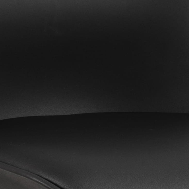 Stołki barowe na metalowych płozach Tiny Black hokery zestaw 2 sztuki