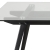 Tina Dining Table nowoczesny stół do jadalni z metalową podstawą i szklanym blatem