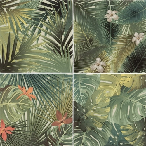 Jungle KE-18095 tropikalne kafelki Barwolf dżungla