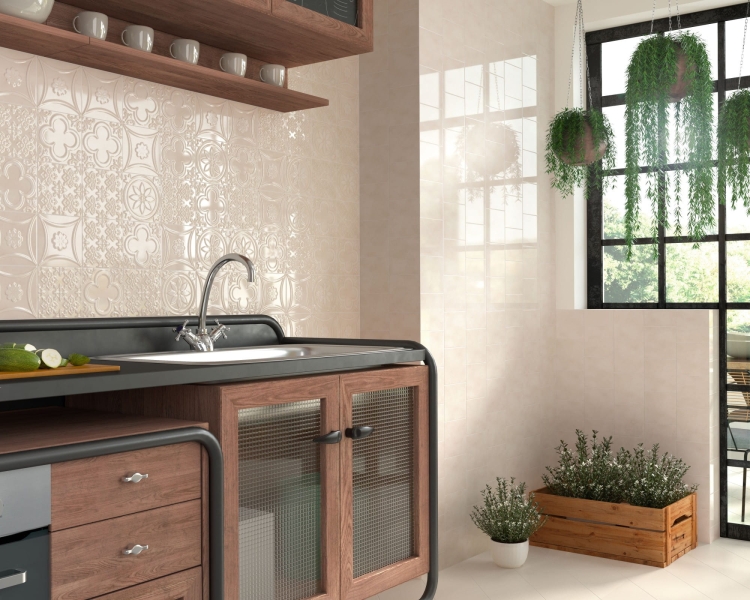 Dune Lucciola Hueso 188090 dekoracyjne kafelki ścienne w połysku 15x15