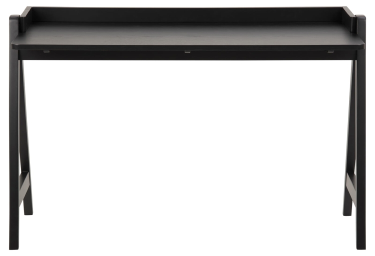 Mika Black czarne biurko loftowo - skandynawskie