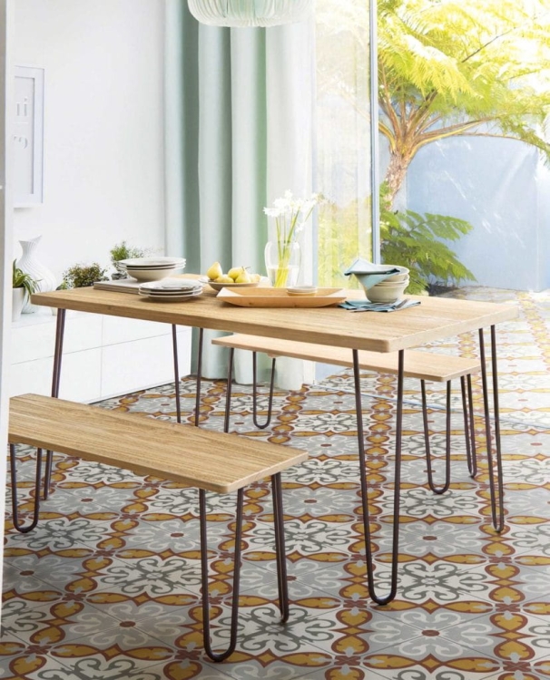 Aparici Altea Elda Natural dekoracyjne płytki gresowe 59,2x59,2 patchworkowe