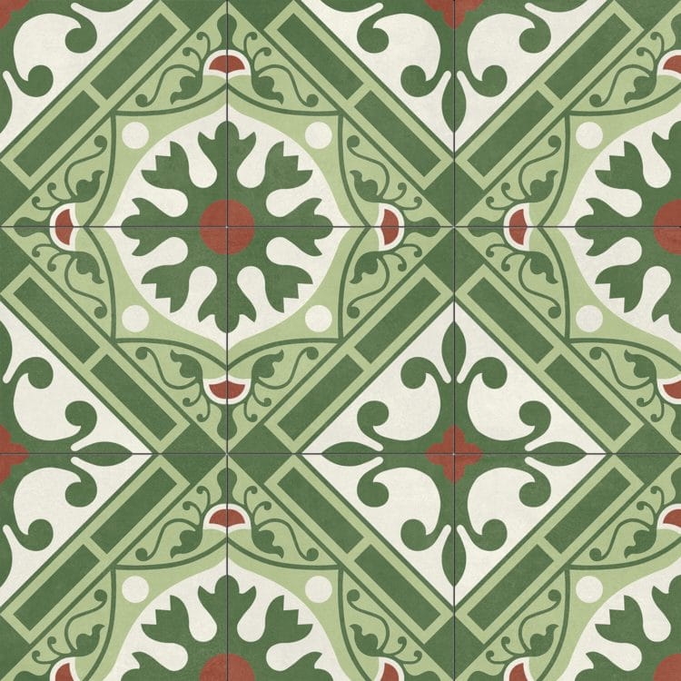 Aparici Altea Corbeta Natural dekoracyjne płytki gresowe 59,2x59,2 patchworkowe